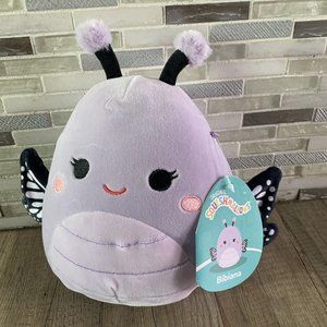 NEW Bibiana The Butterfly Garden Squishmallows 8 in Kellytoys Soft Cute Purple